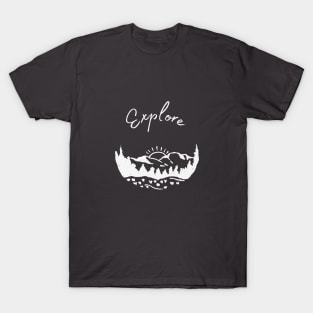 Explore - Mountains T-Shirt